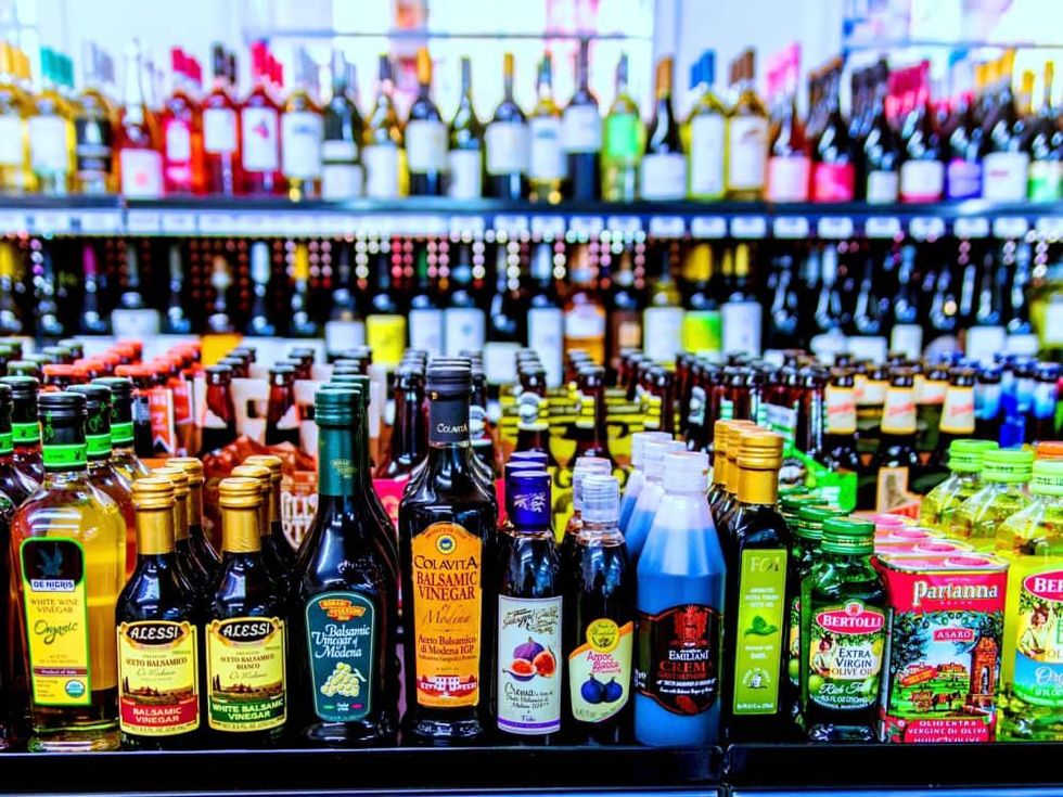 Italian American Grocery Heights vinegars and olive oil