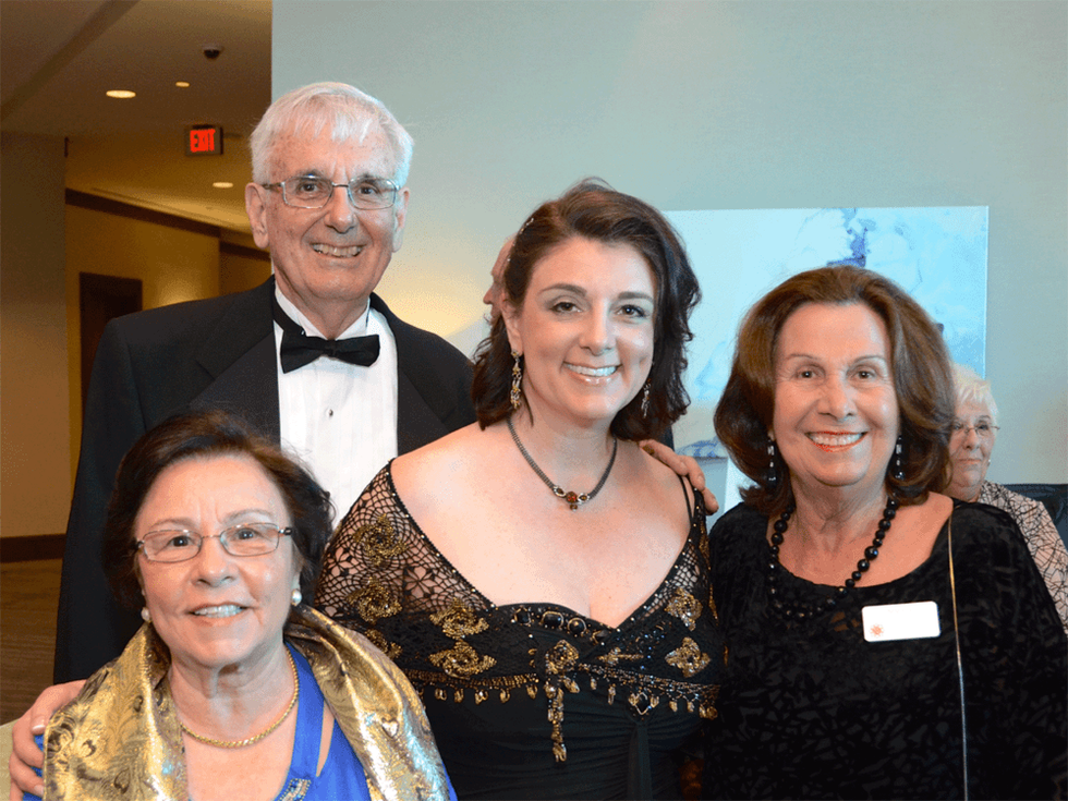 Italian Culture and Community Center Gala 2015 Adalgisa Marshall, Mike Marshall, Dominique Marshall Varner and Sandra Celli Harris
