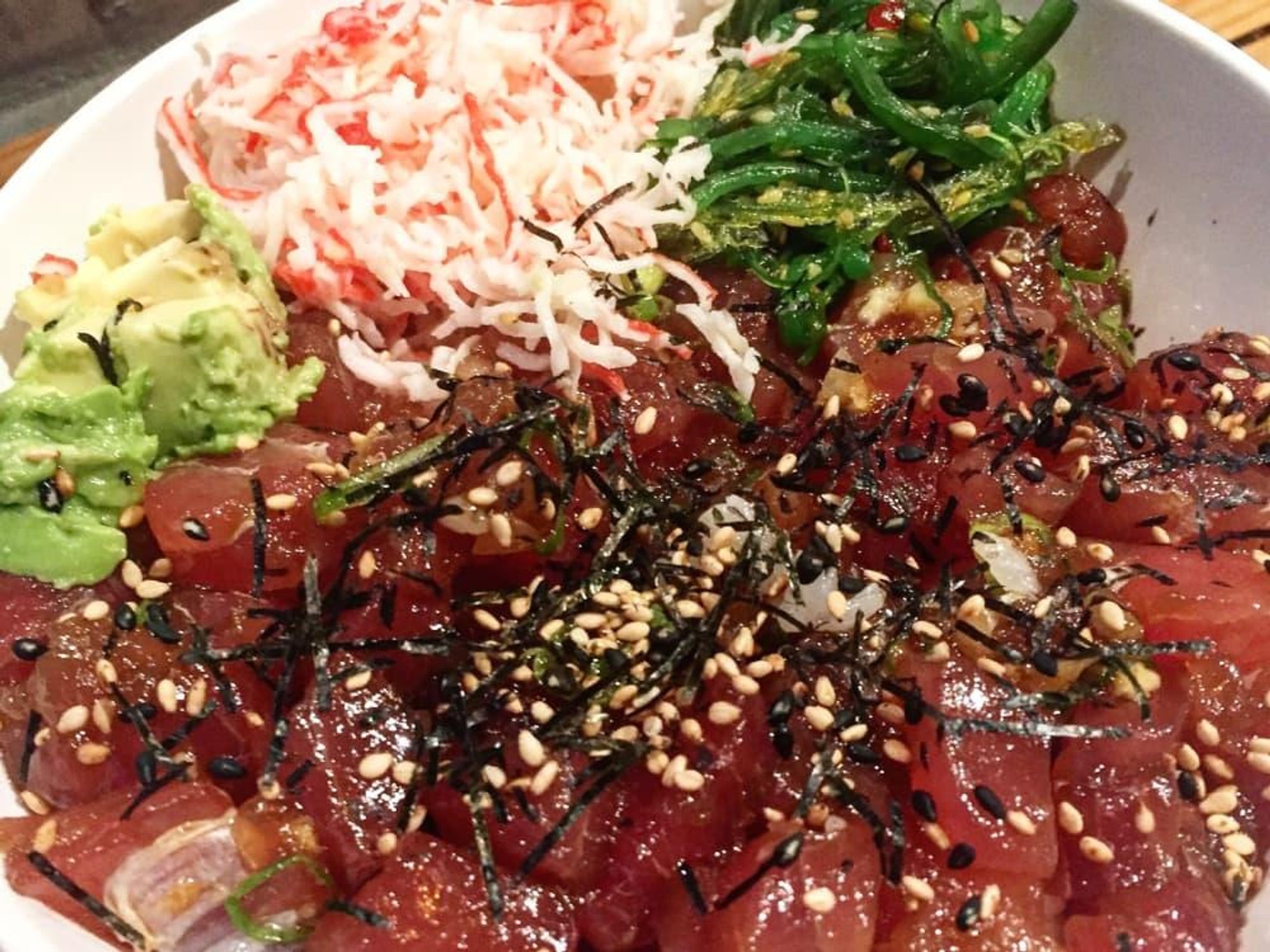Izakaya tuna poke