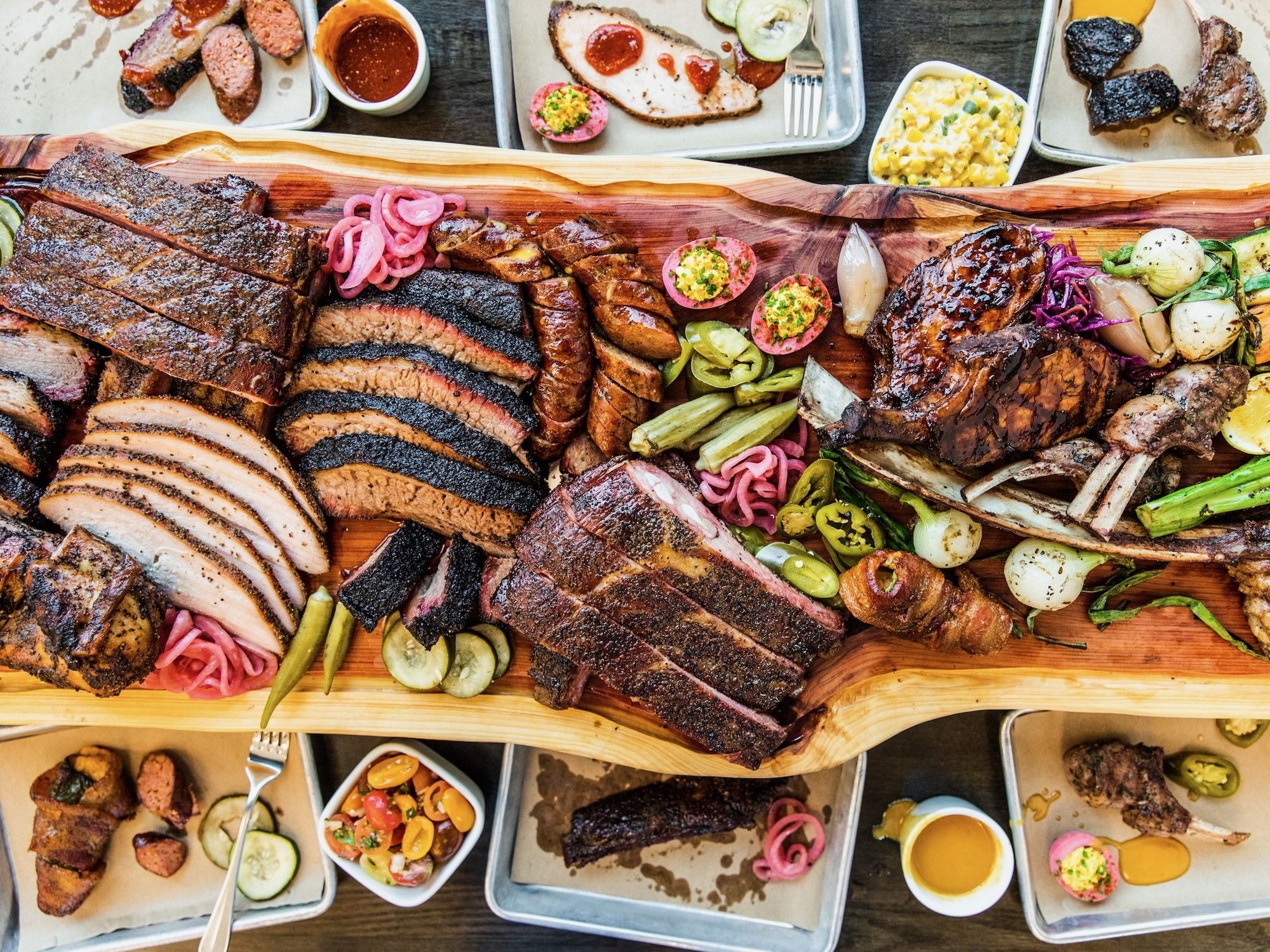 J-Bar-M BBQ barbecue grazing board