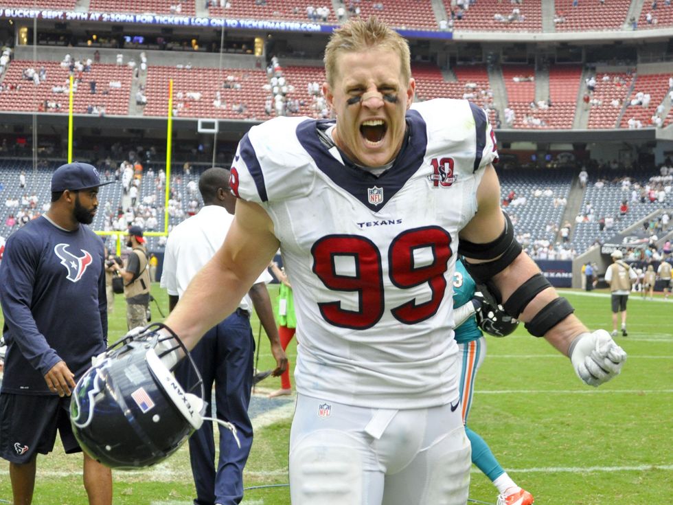 J.J. Watt excited Texans