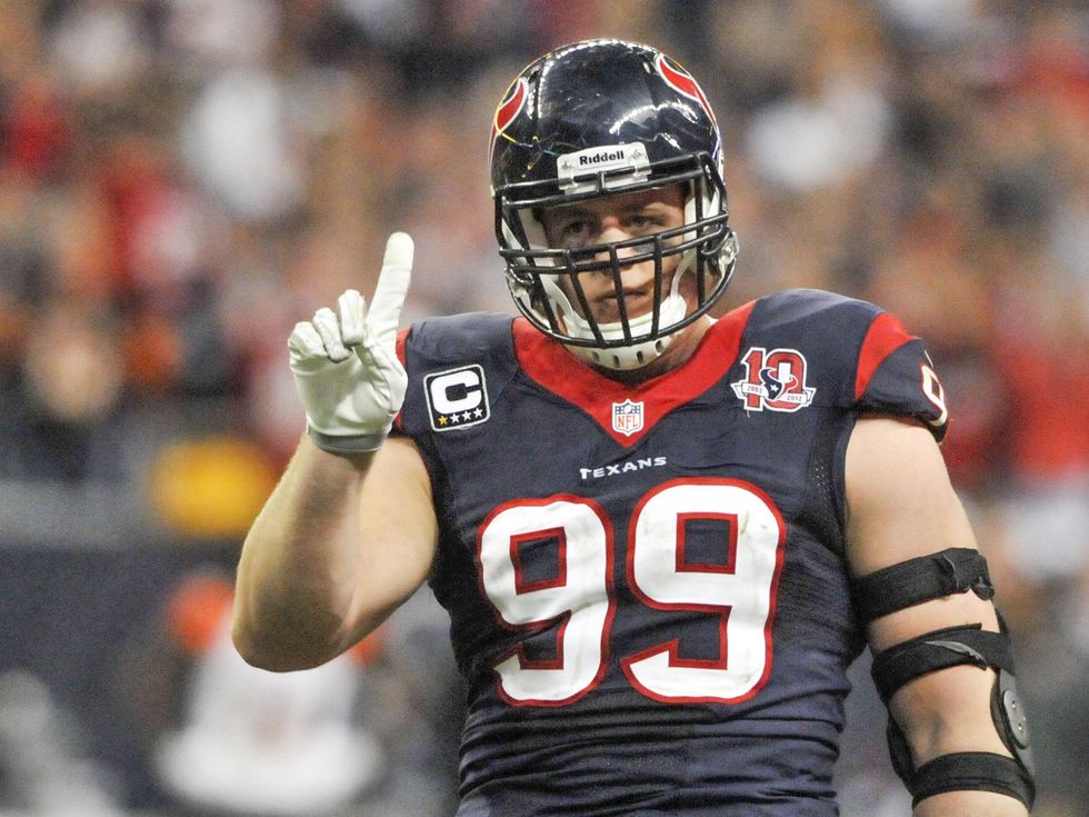 J.J. Watt finger wag