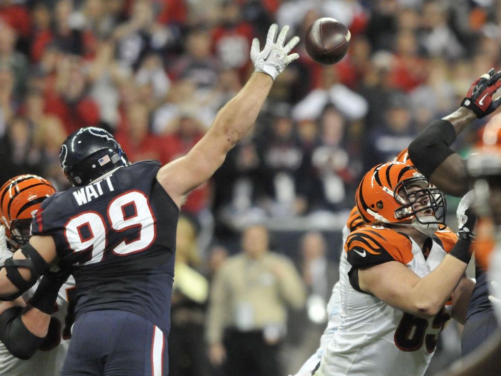 J.J. Watt hands up Bengals rematch