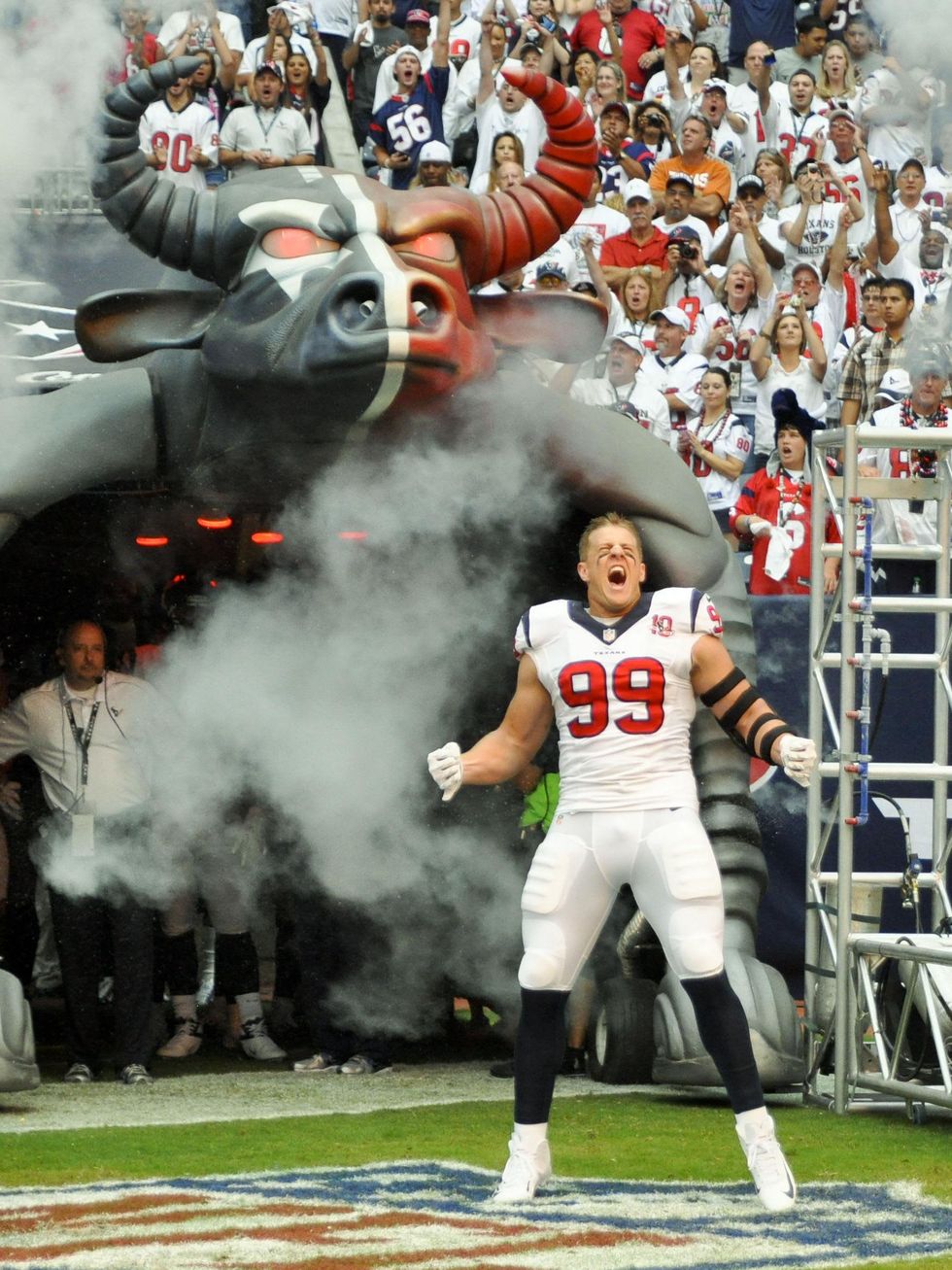 J.J. Watt Texans Bull