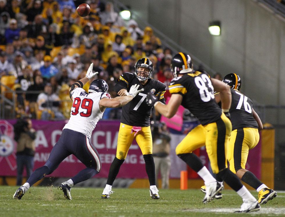 J.J. Watt Texans Steelers