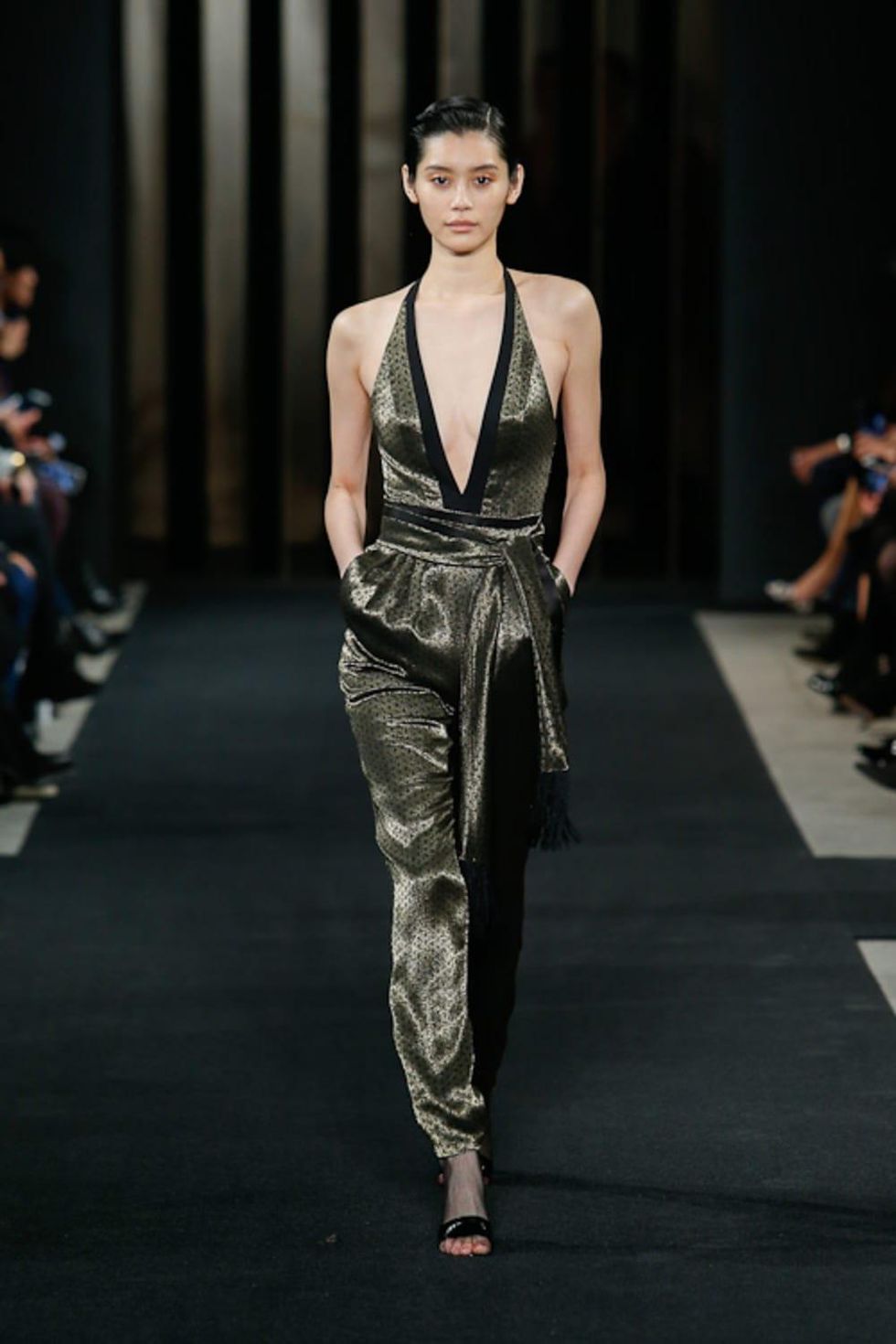 J Mendel fall 2015 collection jumpsuit