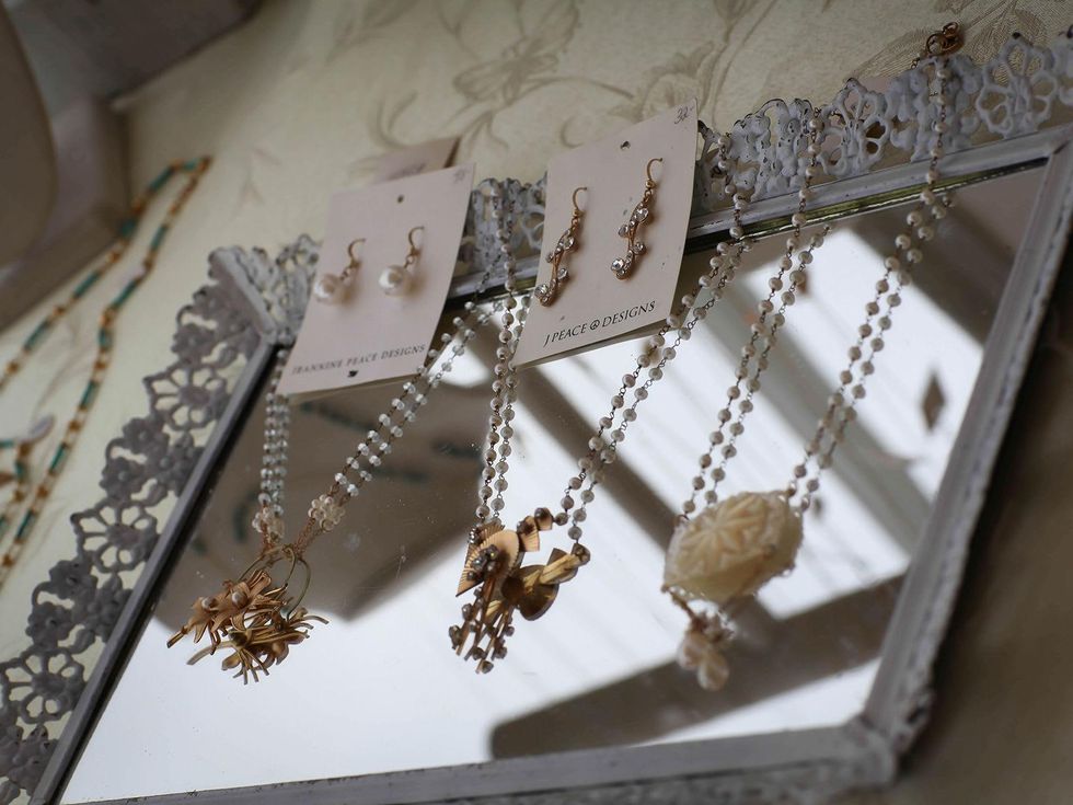 J Peace Designs at Evelyn's Park Pop-Up event in the Park February 2014