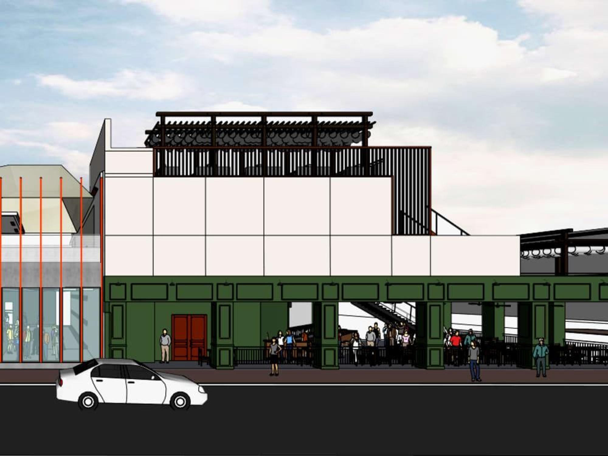 Jack & Ginger's Irish Pub and 77 Degrees Midtown rendering