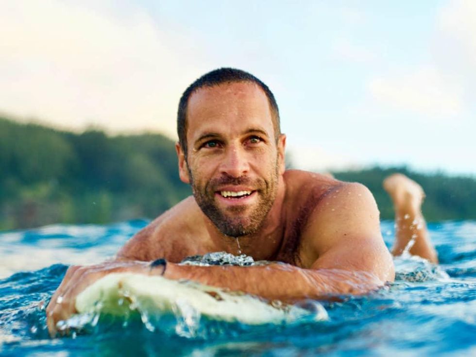 Jack Johnson surfing