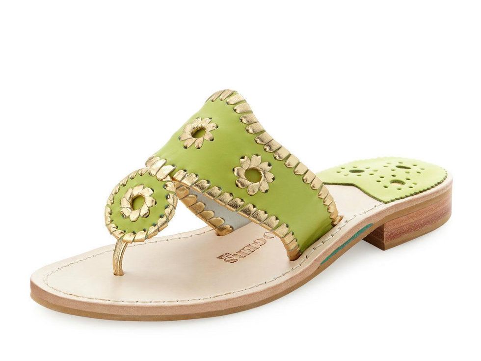 Jack Rogers Rio Whipstitched Thong Sandal at Last Call by Neiman Marcus