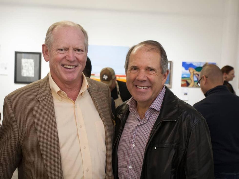 Jack Sweeney and Ric Campo at Art on the Avenue 2017