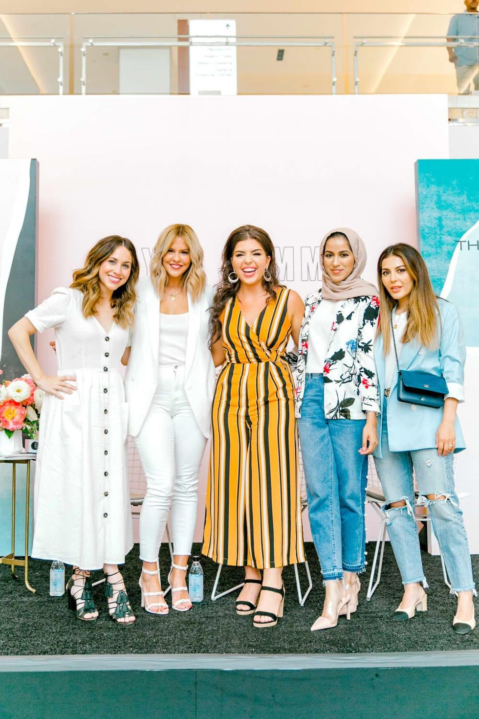 Jaclyn Johnson, Courtney Kerr, Madison Payne, Jaserah Asad, Sonia Gasparian