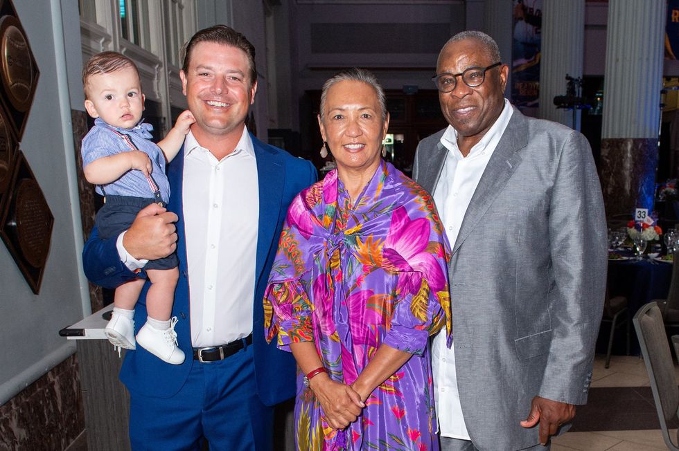 Jacob and Joe Smith, Melissa and Dusty Baker