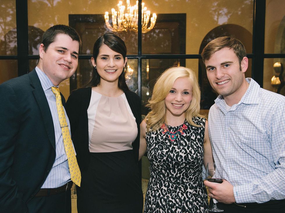 Jacob and Judy Roberts, from left, with Stacy and Jason Johnson at The Memorial Hermann at the Under the Boardwalk kickoff party