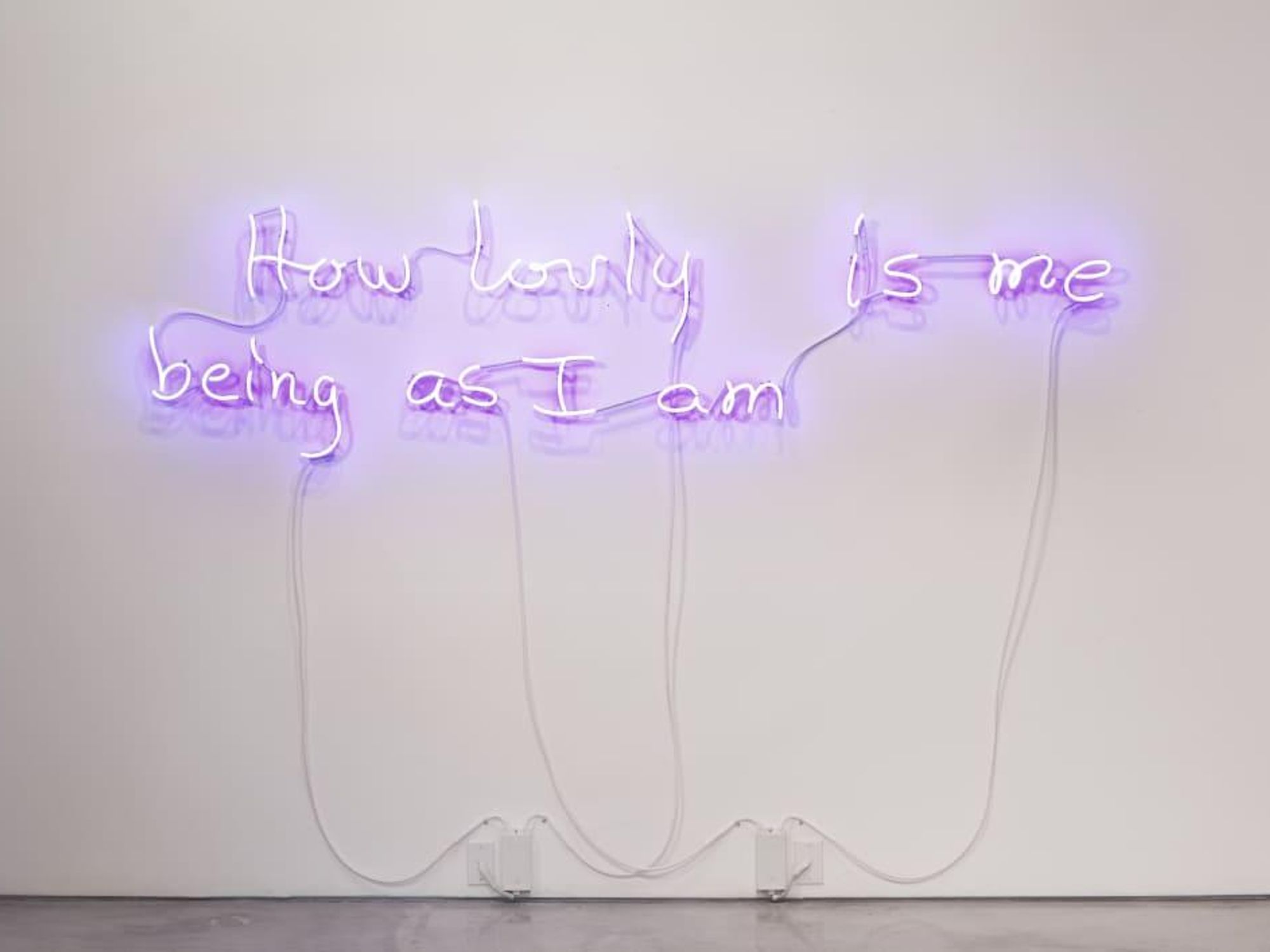 Jacolby Satterwhite neon sign