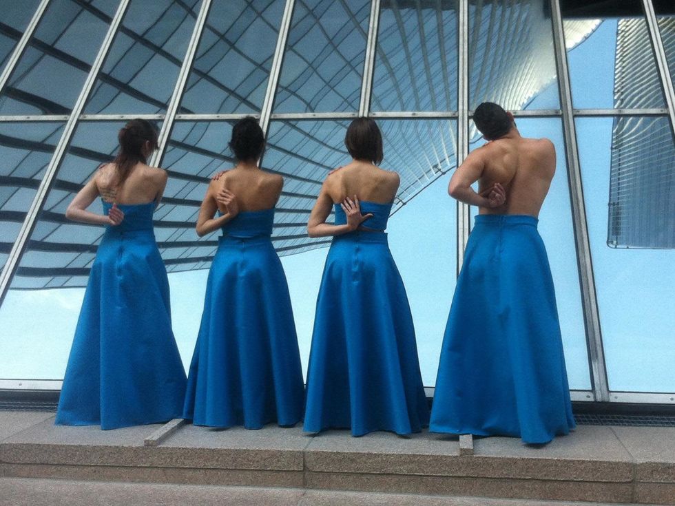 Jacquelyne Jay Boe, Laura Gutierrez, Alex Soares and Brit Wallis in Lydia Hance's film Quiver