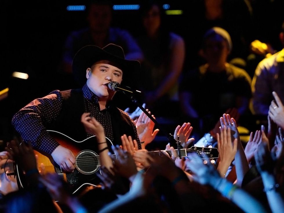 Jake Worthington The Voice with guitar
