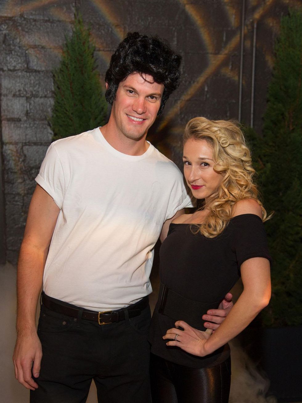 James and Erin Stewart at the St. Luke's PULSE Saints & Sinners Halloween party October 2013