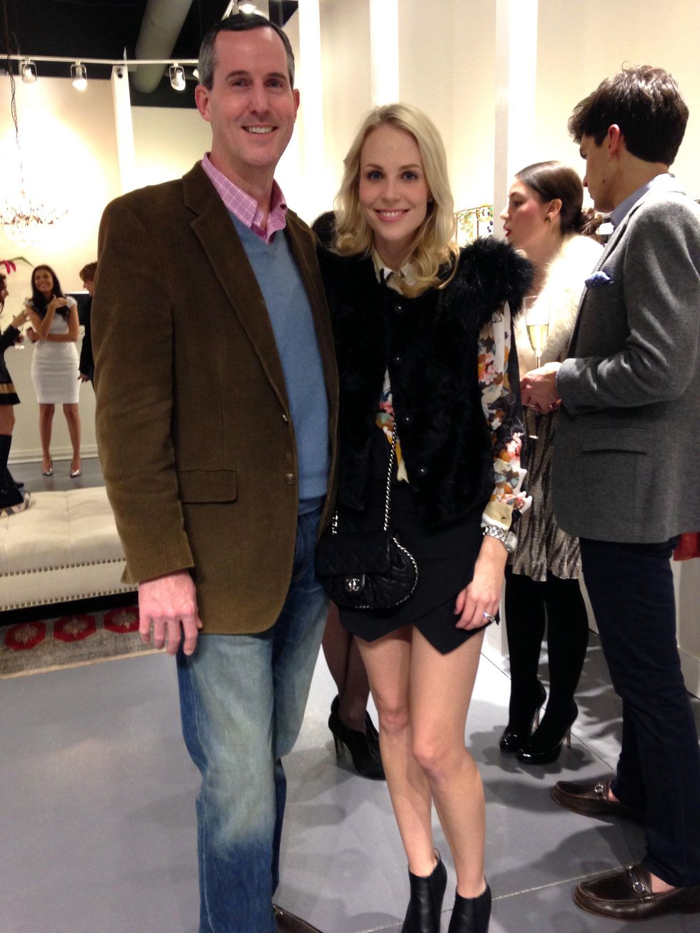 James and Kathleen Jennings at David Zyla at Atrium Ready to Wear January 2014