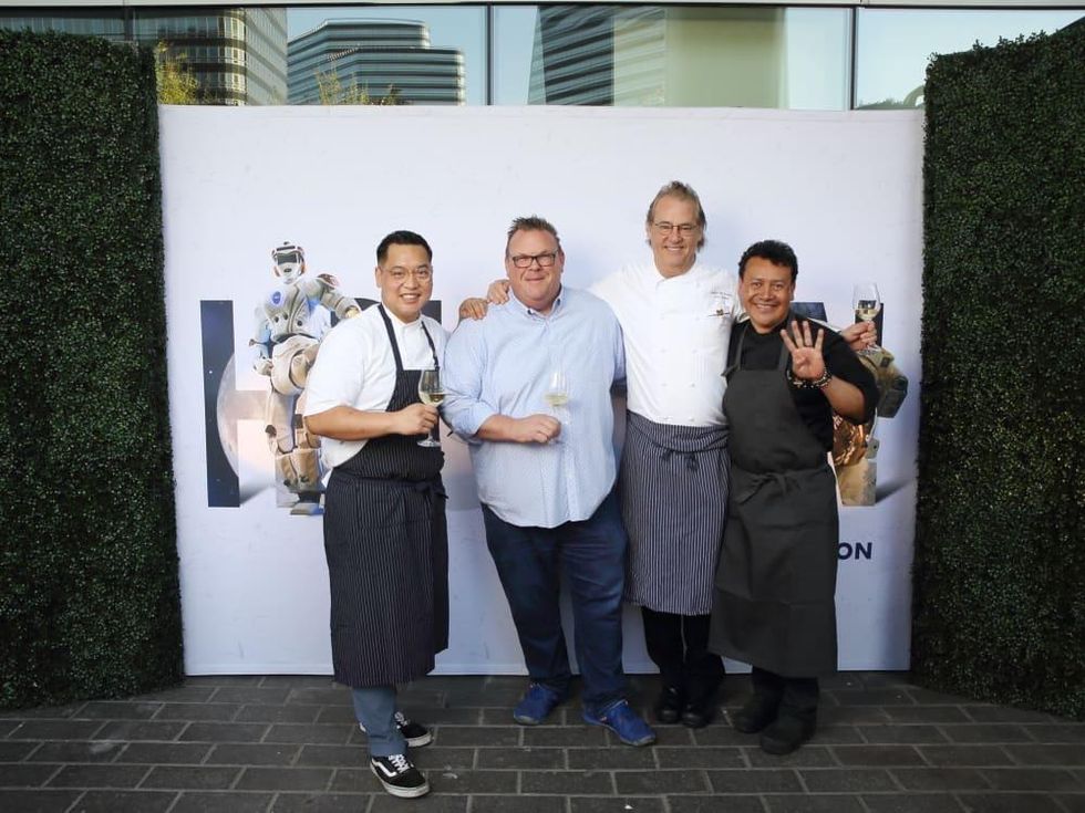 James Beard Foundation dinner Justin Yu Chris Shepherd Robert Del Grande Hugo Ortega