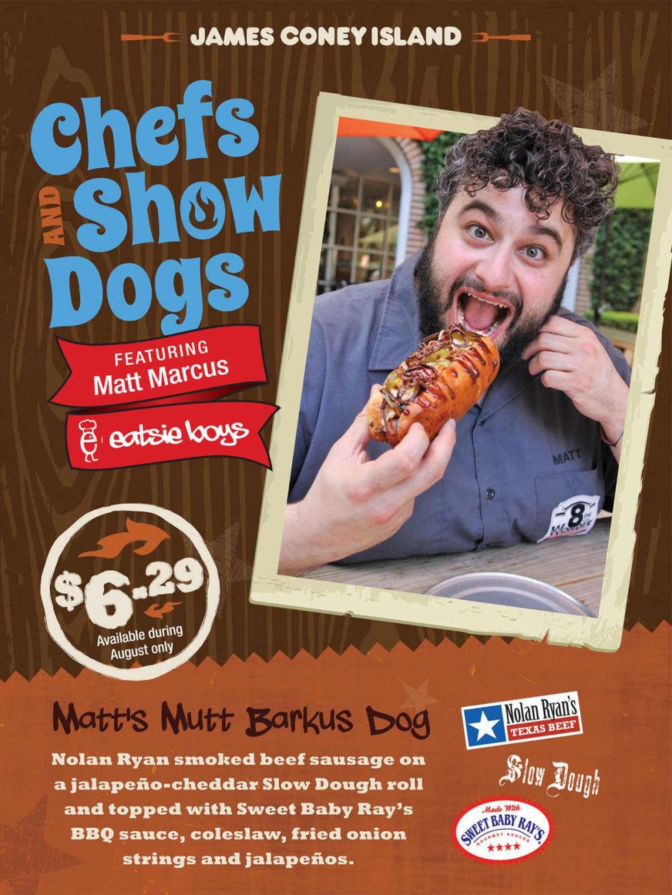 James Coney Island chef hot dog Matt Marcus Eatsie Boys August 2013