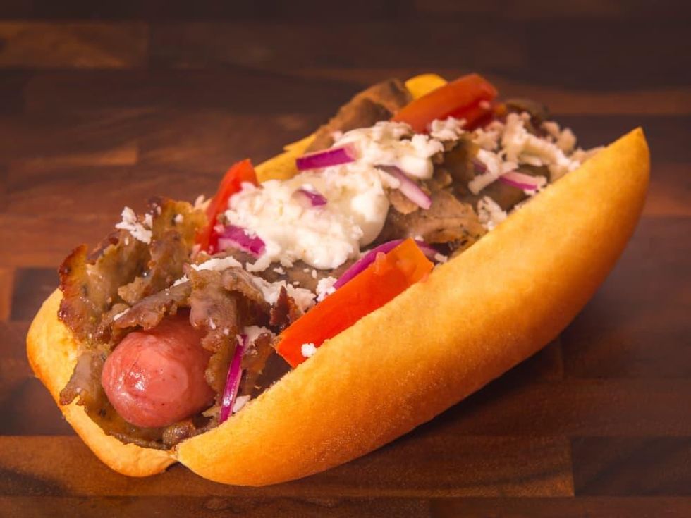 James Coney Island gyro dog