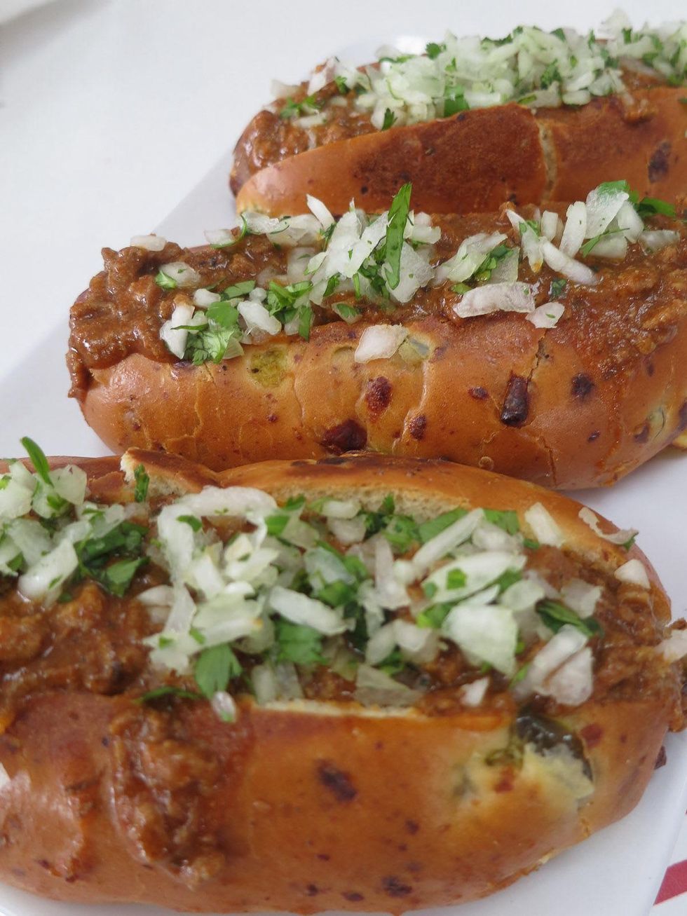 James Coney Island May 2013 Huntin\u2019 Dog\u201d by Chef Randy Evans hot dog