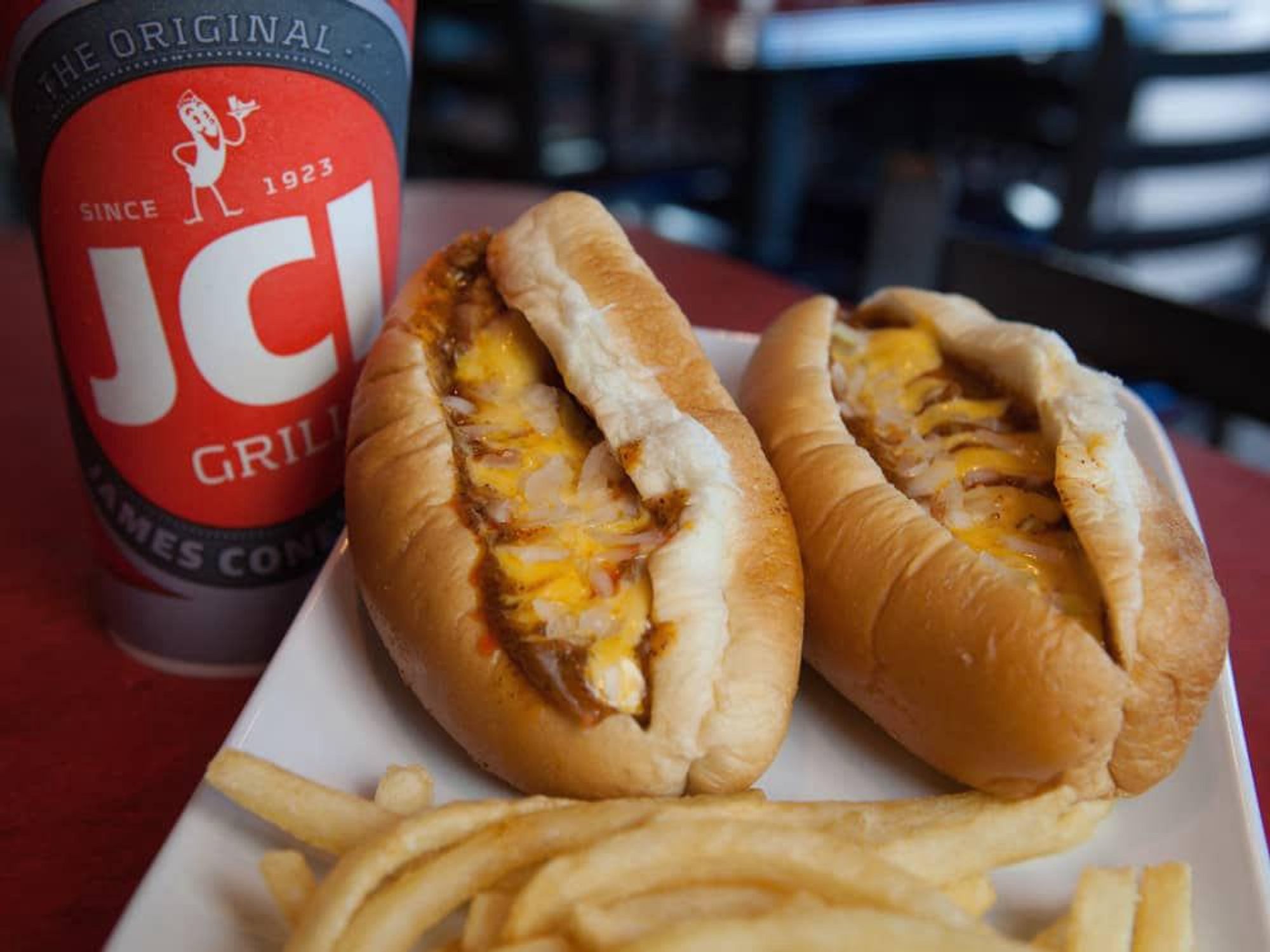 James Coney Island original chili cheese dog