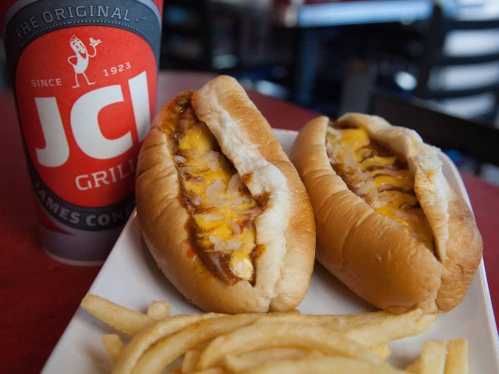 James Coney Island original chili cheese dog