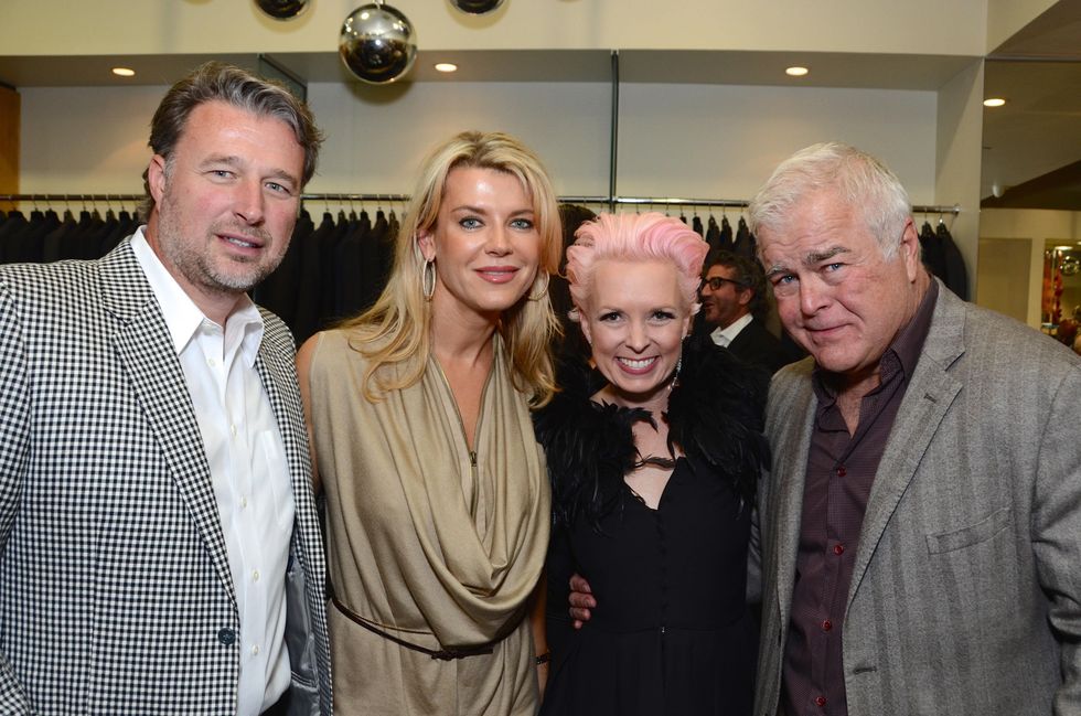 James Dorsett, from left, Tatiana Green, Vivian Wise and Bob Green at the Festari Holiday Party December 2014