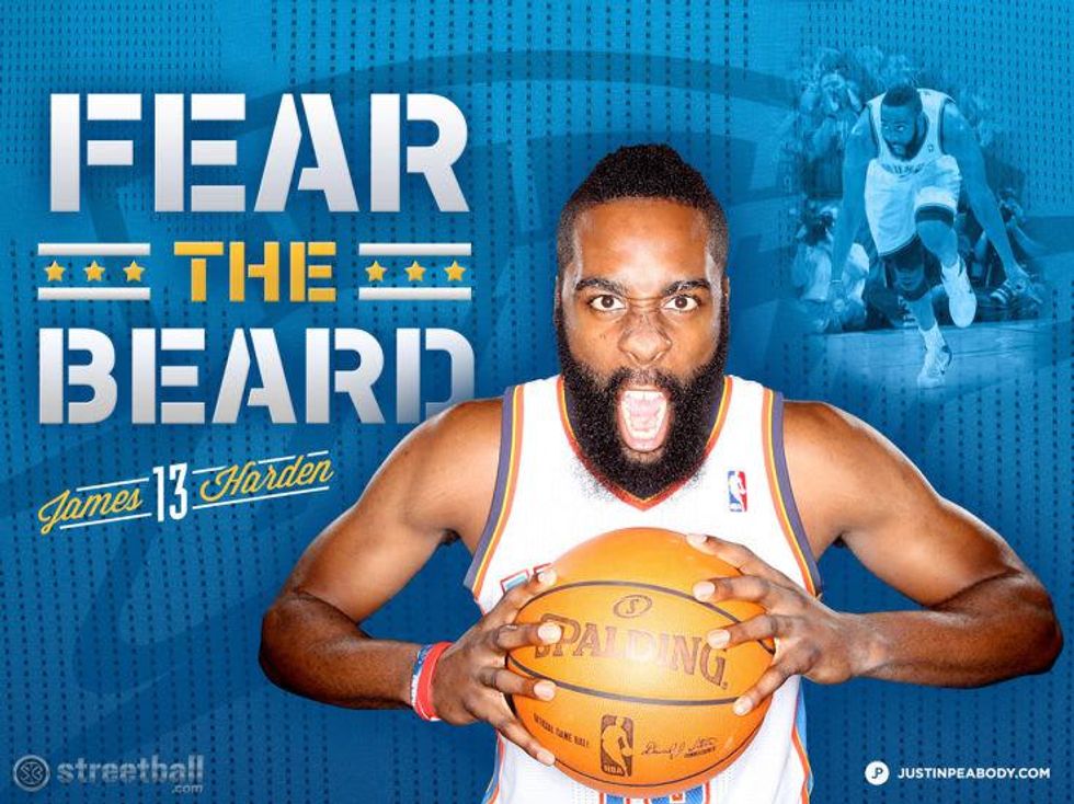 James Harden beard