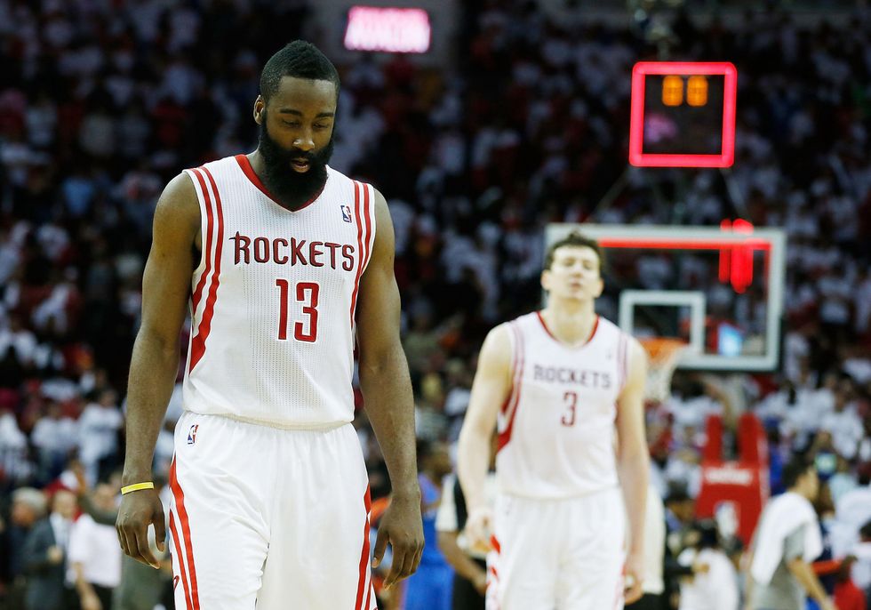 James Harden disappointed