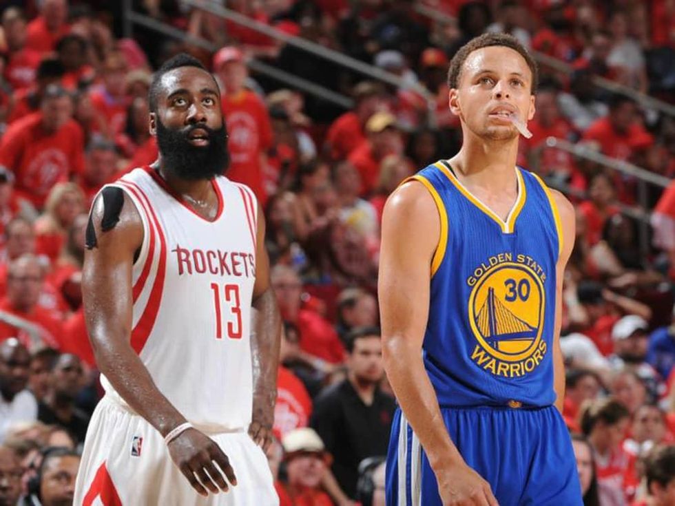 James Harden Stephen Curry