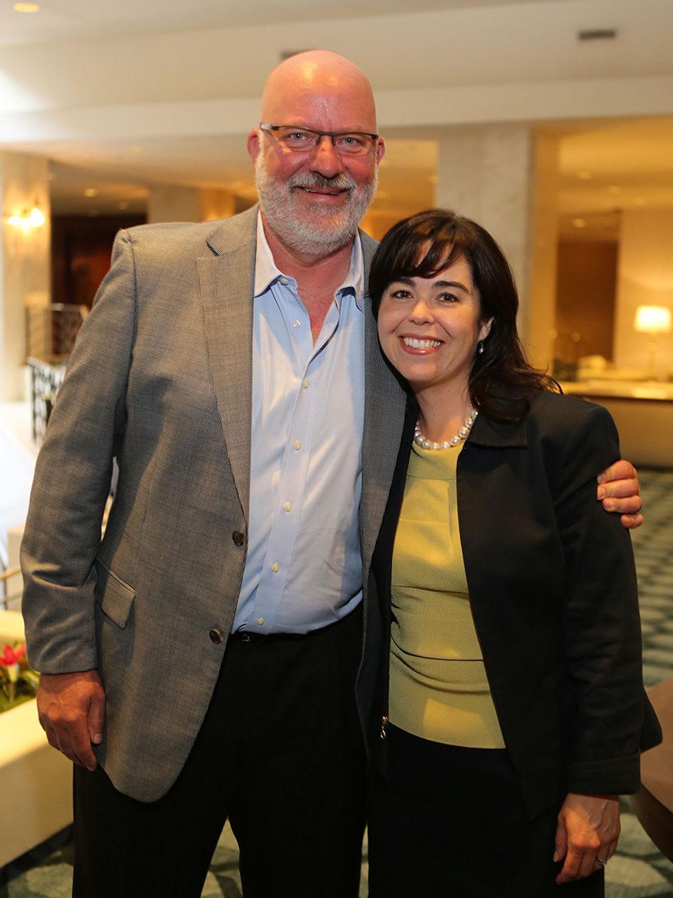James Painter and Ann Marie Marmande at the LSU Foundation luncheon June 2014