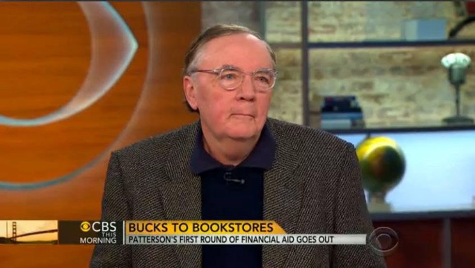 James Patterson Brazos Bookstore donation