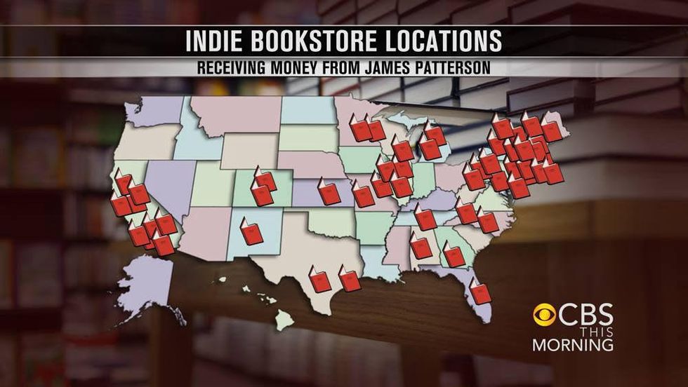 James Patterson Brazos Bookstore donation