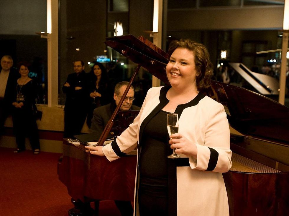 Jamie Barton performing at Ars Lyrica Houston's 2011 New Year's Eve Gala with Keith Weber on the piano