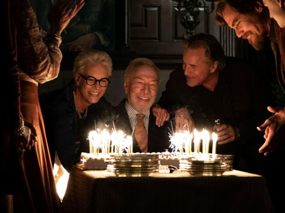 Jamie Lee Curtis, Christopher Plummer, Don Johnson, and Michael Shannon in Knives Out