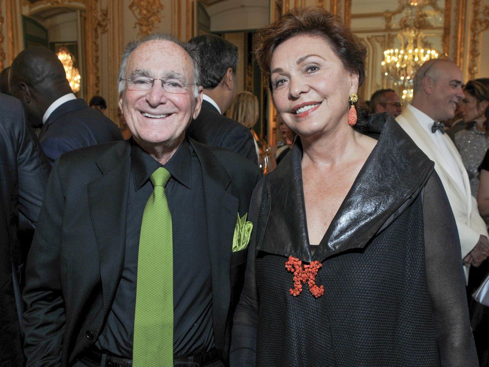 Jan Shrem, Maria Manetti Shrem at US Ambassador to France dinner, Junen 2013