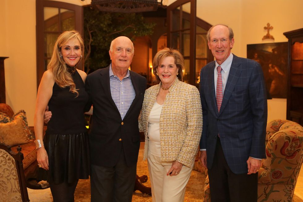Jana Arnoldy, from left, Tom and Pat Powers and Marc Shapiro at St. Luke's holiday party December 2014