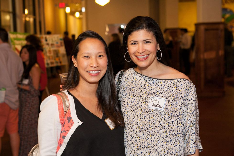 Janae Tsai, left, and Kristy Bradshaw at the PALS event June 2014