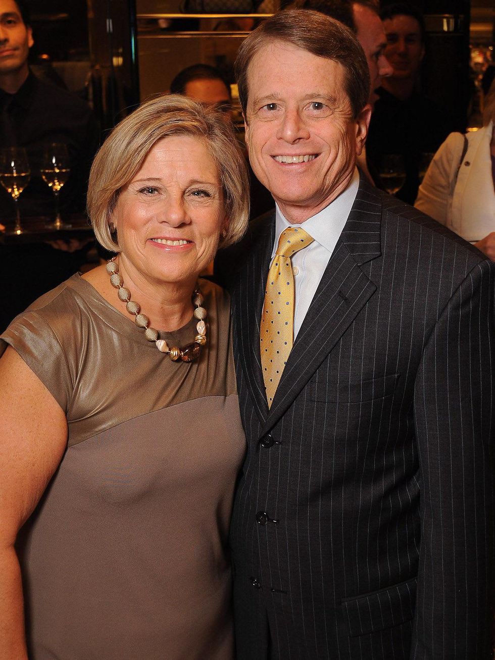 Jane and Dean Gladden at the Gucci Alley Theatre cocktail party October 2013
