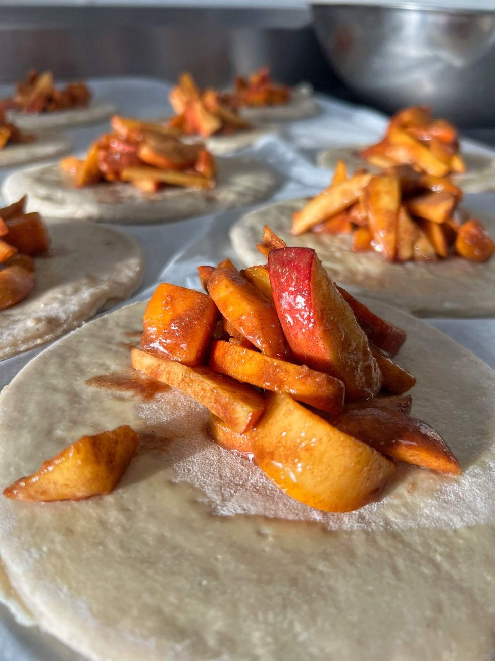 Jane and the Lion peaches