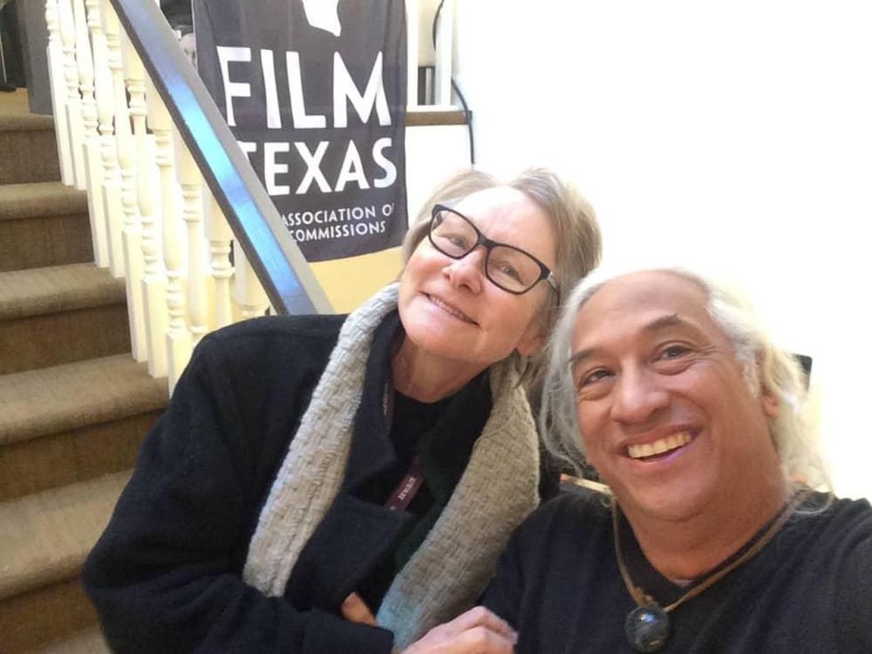 Jane Howze, Ben DeSoto at Texas Film reception at Sundance Film Festival