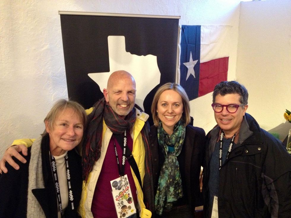 Jane Howze, Clifford Pugh, Heather Page, Richard Herskowitz at Texas Film party at Sundance Film Festival January 2014