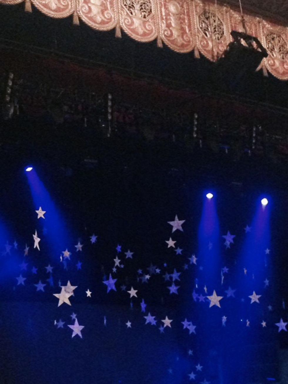 Jane Howze Cold Play concert in New York May 2014 stage and stars