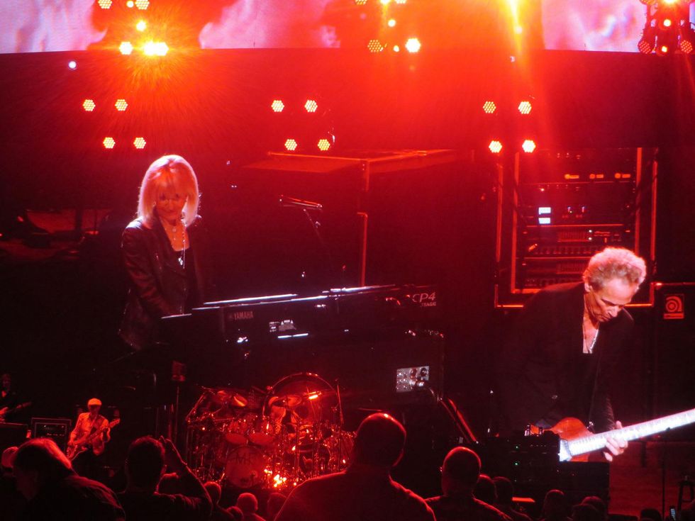 Jane Howze Fleetwood Mac December 2014 Christine McVie and Lindsay Buckingham