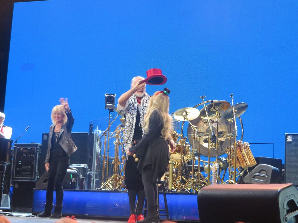 Jane Howze Fleetwood Mac December 2014 Christine McVie, from left, Mick Fleetwood and Stevie Nicks
