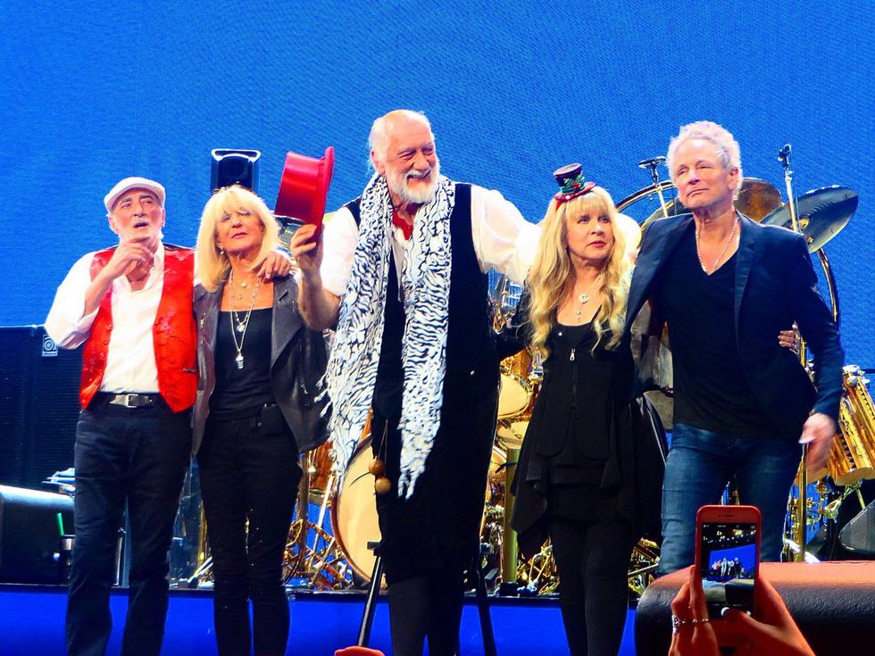 Jane Howze Fleetwood Mac December 2014 John McVie, from left, Christine McVie, Mick Fleetwood, Stevie Nicks and Lindsay Buckingham