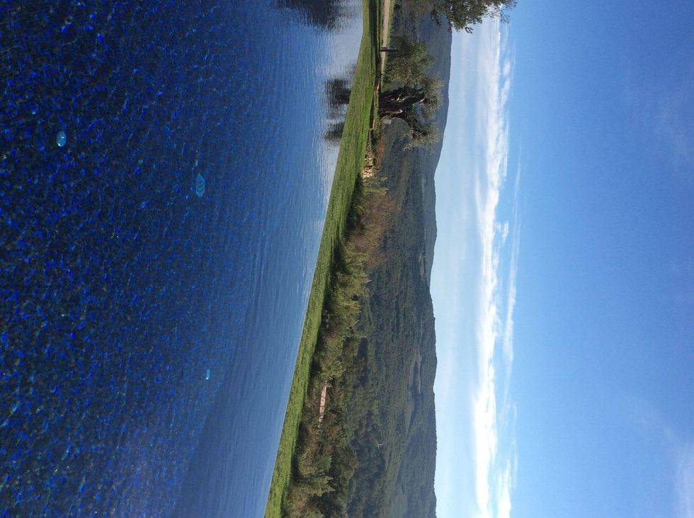 Jane Howze Italy trip Tuscany September 2014 Infinity pool at Castello di casoula